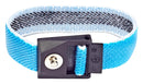 Pomona 6081 Elastic Wrist Strap ESD Snap Stud BLU