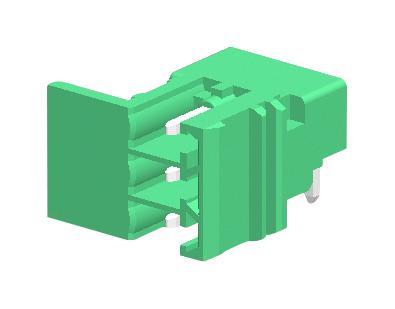 Amphenol Anytek EU0310510000G EU0310510000G Terminal Block R/A Header 3POS TH