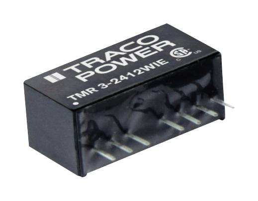 Tracopower TMR 3-2412WIE Isolated Board Mount DC/DC Converter ITE 1 Output 3 W 12 V 250 mA