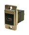 Cliff Electronic Components CP30711M CP30711M USB Adapter CSK Hole Type C Receptacle Plug Dual Entry Feed Through Series