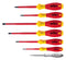 Wiha 00834 Screwdriver Set Slotted Phillips 2.5x75 / 4x100 5.5x125 6.5x150 PH1 PH2 Voltage Tester