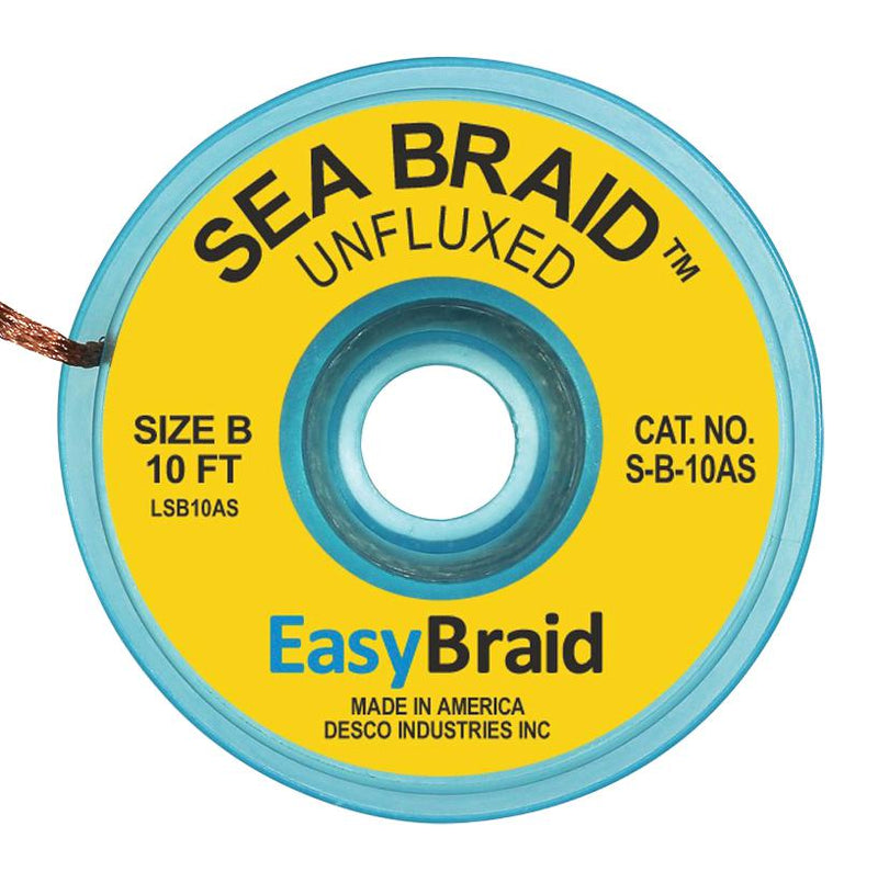 Easybraid S-B-10AS Desoldering Braid 0.05" X 10FT Yellow