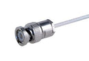 HUBER+SUHNER 11_BNC-50-1-1/133_NE RF / Coaxial Connector BNC Straight Plug Solder 50 ohm RG178B/U RG196A/U Brass