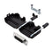 Amphenol ICC (COMMERCIAL PRODUCTS) L17DPPK15-BK+L77HDA26S D Sub Connector With Backshell HD26 26 Contacts Receptacle Solder DA L17DPPK-BK Series