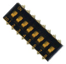 TE Connectivity 4-1825059-2 4-1825059-2 DIP / SIP Switch 8 Circuits Slide Surface Mount Spst 24 VDC 100 mA