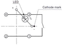 Omron B3W-9000-G1N Tactile Switch B3W-9 Series Top Actuated Through Hole Square Button 160 gf 50mA at 24VDC