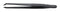 IDEAL-TEK 708.CF Tweezer General Purpose Bent Pointed Polyamide Tip 110 mm Length