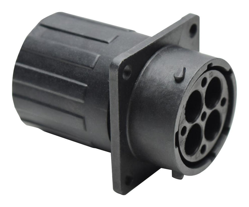 Amphenol SINE/TUCHEL RTS016N4PHEC03 Circular Connector Rcpt 4POS Flange