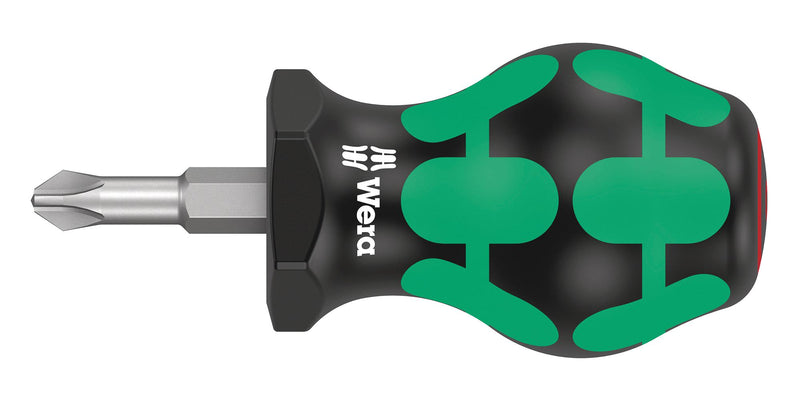 Wera 350 STUBBY PH 2 X 25 MM 350 Stubby MM Phillips Screwdriver PH2 79MM