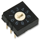 Multicomp MCRH2AF-10R Rotary Switch 10 Position 2 Pole 36 &deg; 250 V Mcrh Series