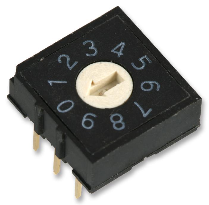 Multicomp MCRH2AF-10R Rotary Switch 10 Position 2 Pole 36 &deg; 250 V Mcrh Series