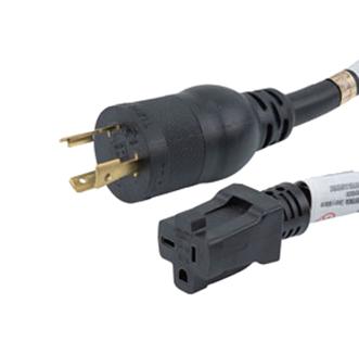 L-COM N520P-L520R-20-1F Power Cord N5-20P-NL5-20R 1 20A New