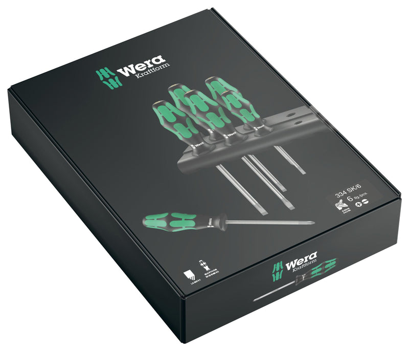 Wera 334SK/6 334SK/6 Screwdriver Set Hex 6 Pieces