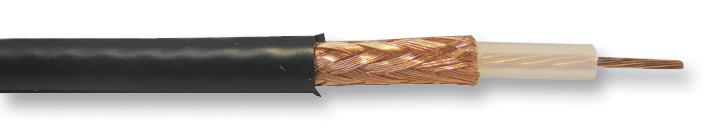 BELDEN URM76.00100 Coaxial Cable, URM76, Black, 7 x 0.32mm, 328 ft, 100 m
