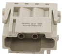 Multicomp PRO MP009503 Heavy Duty Connector MP-HM Inserts Module 6 Contacts Plug Crimp Pin - Not Supplied