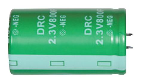 Samxon DRC106S03G20RRDAP Supercapacitor 10 F 2.3 V PC Pin -20% +50% 5 mm 1000 Hours @ 70&deg;C