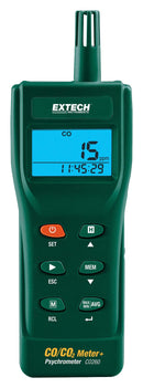Extech Instruments CO260 Air Quality Meter -20 &deg;C 60 0% to 99.9% 0ppm 9999ppm