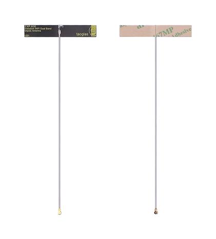 Taoglas FXP830.24.0100B RF Antenna 5.8 GHz to 2.4 4.66 dBi 2 W 50ohm Linear MHF4 Connector New