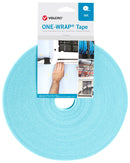 Velcro VEL-OW64110 Tape ONE-WRAP Series PP (Polypropylene) Aqua 10 mm x 25 m