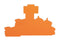 Wago 2203-6694 END &amp; Intermediate Plate Orange 1MM