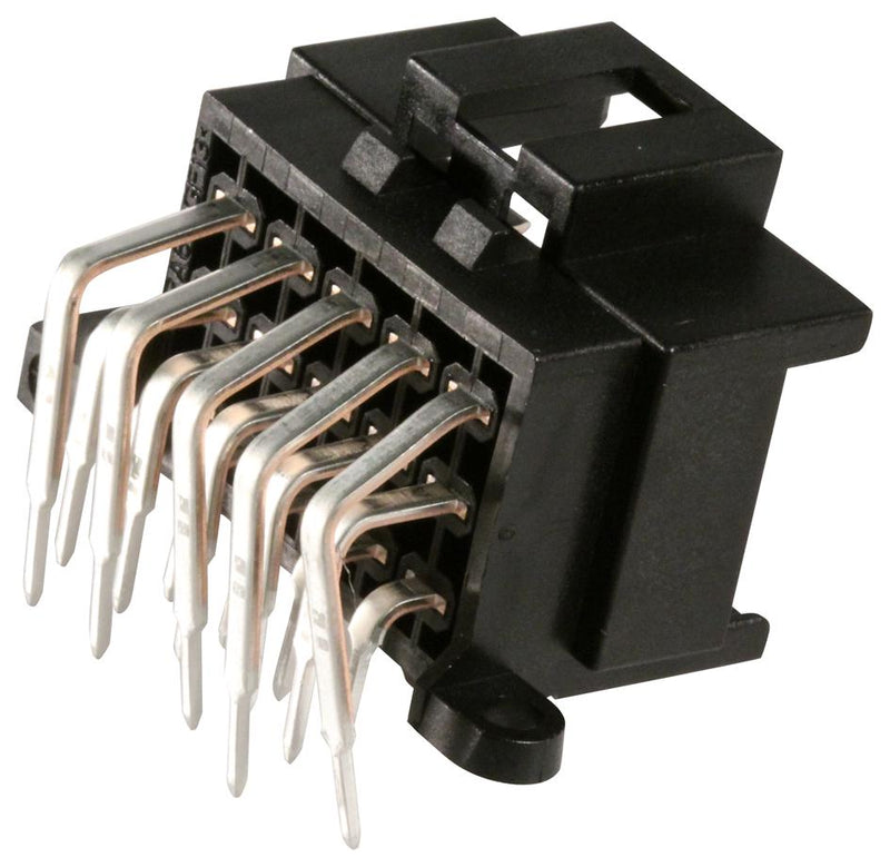 AMP - TE Connectivity 9-966140-1 Rectangular Power Connector 18 Contacts MCP Series PCB Mount Through Hole 5 mm Header
