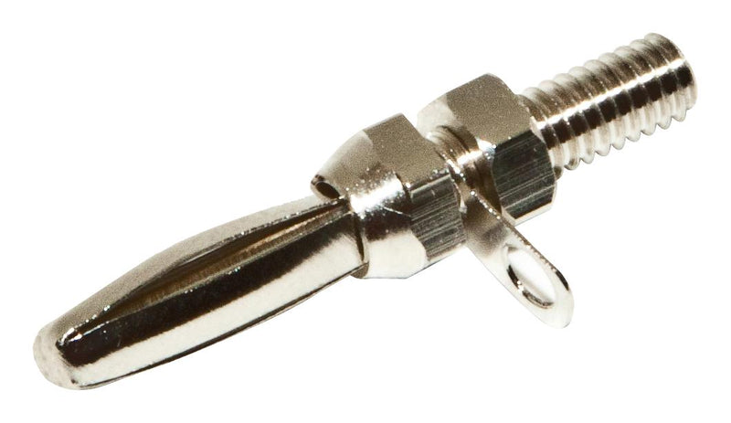 Mueller Electric BU-P3264 Banana Test Connector Plug Panel Mount 15 A 5000 Vrms Nickel Plated Contacts