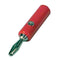 MCM 27-525 Red Banana Plug - Solderless Screw Terminal Brass 39C1176