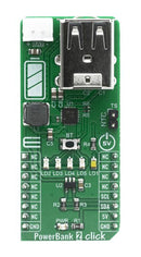 Mikroelektronika MIKROE-4116 MIKROE-4116 Click Board Powerbank 2 Optical RT9480 I2C Mikrobus 5 V 57.15 mm x 25.4