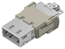 TE Connectivity T2111322101-000 T2111322101-000 Heavy Duty Module Plug 32POS 2.2A New