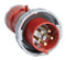 ABB 432P6W Pin & Sleeve Connector, 32 A, 415 V, Cable Mount, Red