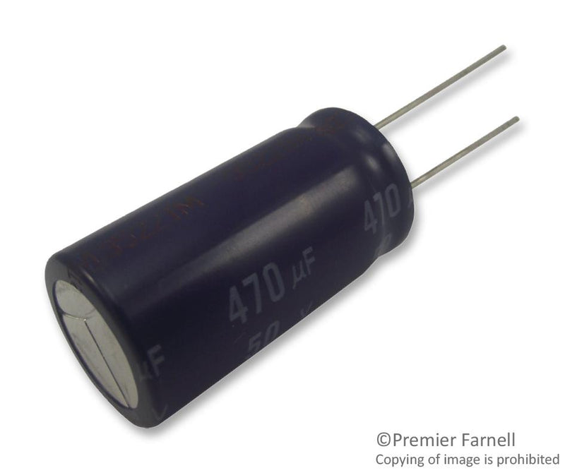 Panasonic ECEA1HN471U Electrolytic Capacitor 470 &Acirc;&micro;F 50 V &plusmn; 20% Radial Leaded 2000 Hours @ 85&deg;C Bi-Polar [Non-Polar]