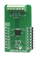Mikroelektronika MIKROE-4110 Click Board Digi POT 6 Digital Potentiometer MCP41HV51 SPI Mikrobus 3.3 V/5 V