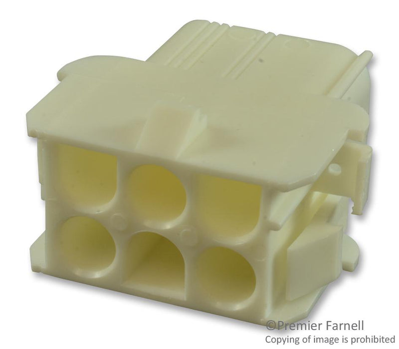 Molex 50-84-2040 Connector Housing UL 94V-2 MLX 42022 Receptacle 4 Ways 6.35 mm