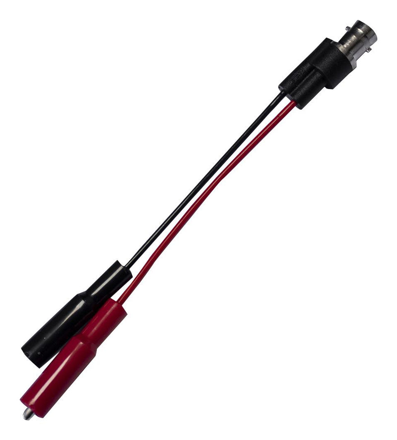 Mueller Electric BU-5231-A-4-0 Test Lead BNC Jack Alligator Clips x 2 300 Vrms 10 A Black 101.6 mm