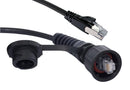 Stewart Connector 67PAB-030-K Ethernet Cable Cat5e RJ45 Plug 9.8 ft 3 m Black