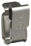 Panduit MEC100-2PV-C MEC100-2PV-C Fastener Edge Mount Wire Clip Stainless Steel Silver 9.7 mm