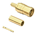 Wurth Elektronik 61646021110320 RF / Coaxial Connector SMB Straight Plug Crimp 50 ohm RG174 RG188 RG316