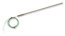 LABFACILITY MA-ISK-S10-100-P1-2.0-C2-T Thermocouple, Mineral Insulated, 1x100mm, K, -100 &deg;C, +1100 &deg;C, Stainless Steel, 2 m, MA-ISK Series