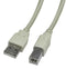 Videk 2585NL-0.5 2585NL-0.5 USB Cable Type A Plug to B 500 mm 1.64 ft 2.0 Beige