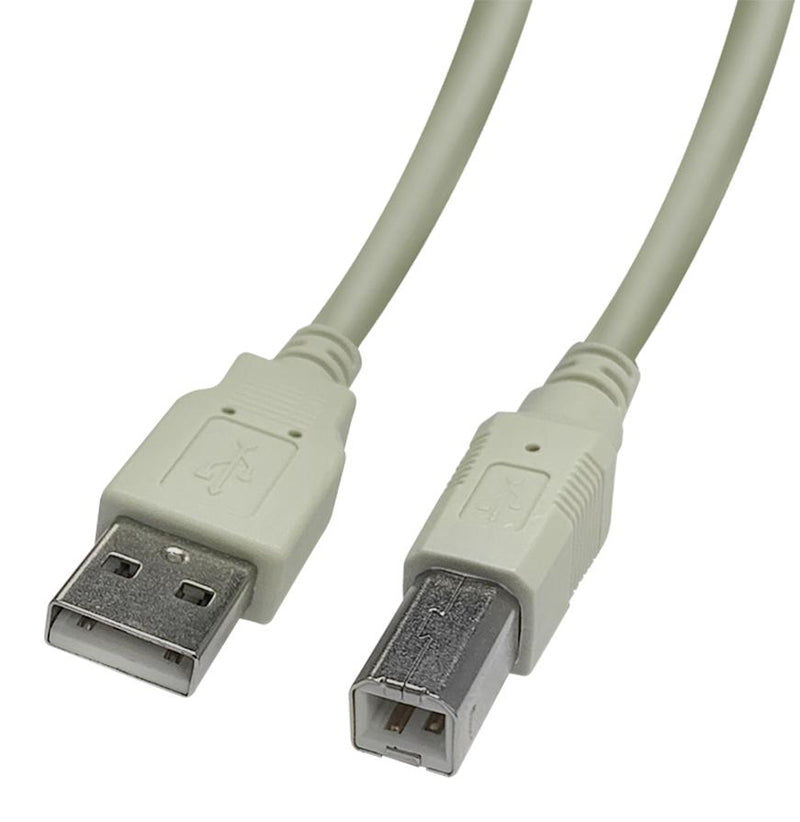 Videk 2585NL-0.5 2585NL-0.5 USB Cable Type A Plug to B 500 mm 1.64 ft 2.0 Beige