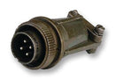 ITT Cannon MS3106E16S-8PX MS3106E16S-8PX Circular Connector MIL-DTL-5015 Series Straight Plug 5 Contacts Solder Pin Threaded 16S-8