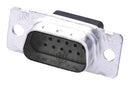 AMP - TE Connectivity 205558-2 D Sub Connector Housing 15 Ways DA Amplimite 109 Series Plug Steel Body