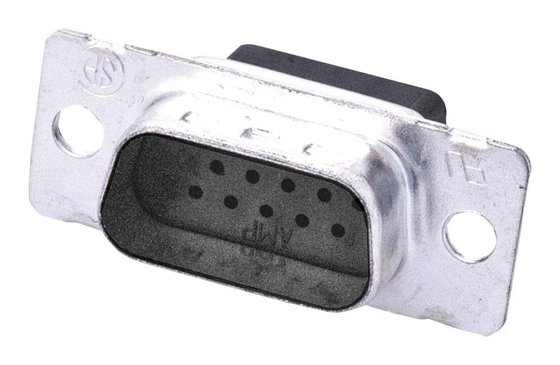 AMP - TE Connectivity 205558-2 D Sub Connector Housing 15 Ways DA Amplimite 109 Series Plug Steel Body