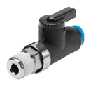 Festo 153487 Ball Valve R1/8-QS-6 10BAR