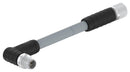 TE Connectivity T4152AB9L25-002 Sensor Cord M12 R/A PLUG-RCPT 1M