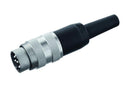 Amphenol SINE/TUCHEL T3360001U Circular Connector C091A Series Cable Mount Receptacle 5 Contacts Solder Pin Threaded