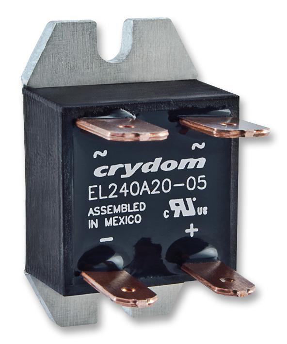 SENSATA/CRYDOM EL240A10-05 Solid State Relay 10 A 280 VAC Panel Quick Connect Zero Crossing