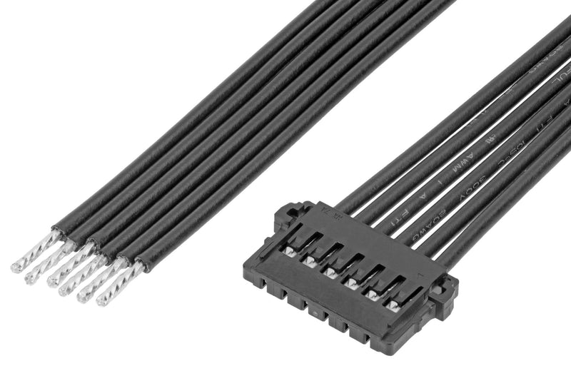 Molex 219657-2061 Cable Assembly Pico-Lock 2.0 Receptacle to Free End 6 Ways 2 mm 1 Row 100 3.9 "