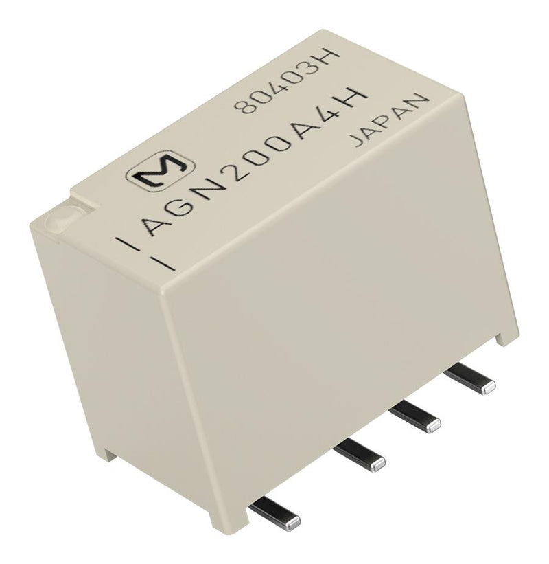 Panasonic AGN200A12 Signal Relay 12 VDC Dpdt 1 A AGN Surface Mount Non Latching