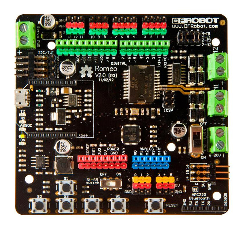 Dfrobot DFR0225 DFR0225 Evaluation Board ATmega32U4 8 bit Megaavr MCU